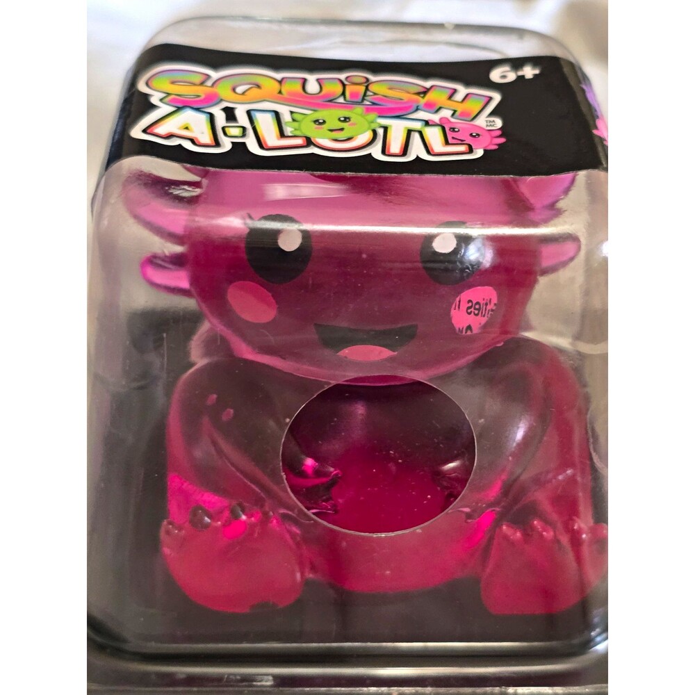 Incredible Novelties Squish A-Lotl Pink Tactile Squishy Squeeze Toy 6+ TOY33210